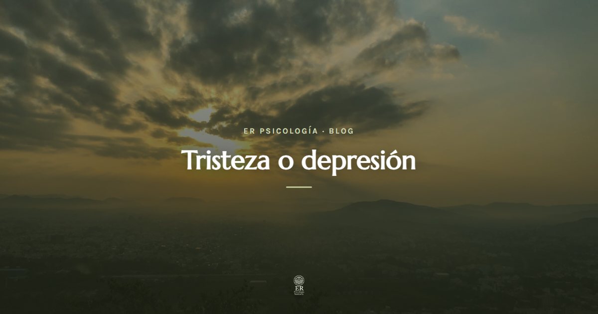 Tristeza o depresión: cómo diferenciarlas