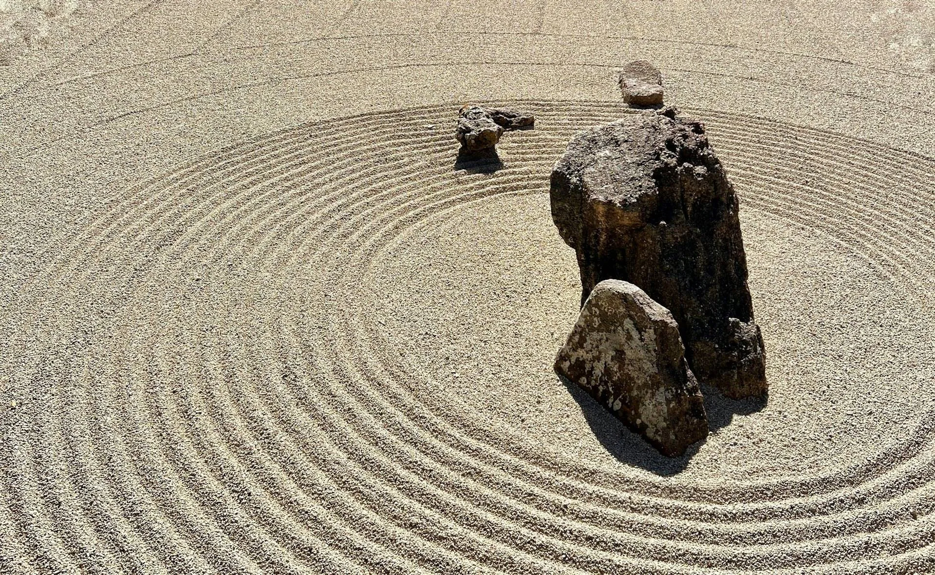 Jardín zen de arena